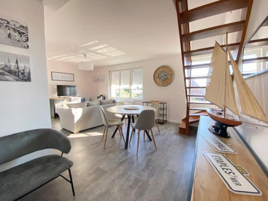 La Capitainerie Beau Duplex Face Port De Plaisance Lejlighed Étaples Eksteriør billede